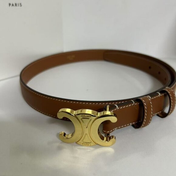 CelineIconicTriompheBrownBelt - Picture 1 of 10
